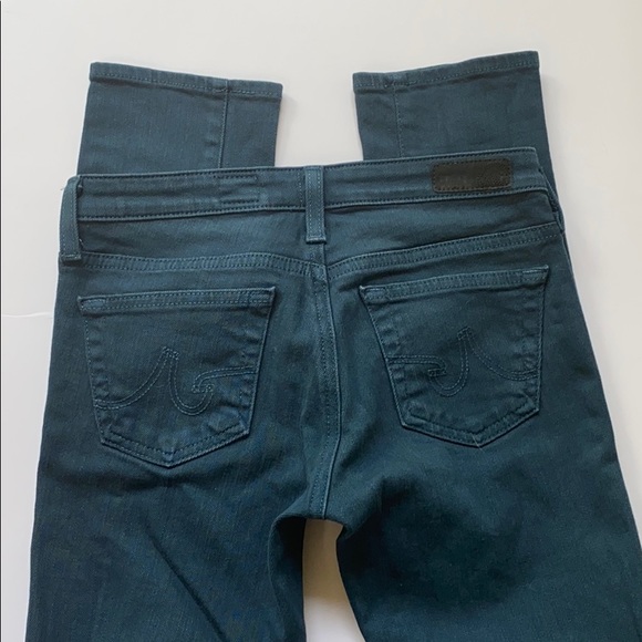 AG Adriano Goldshmied Stilt Cigarette Teal Skinny - Picture 7 of 8